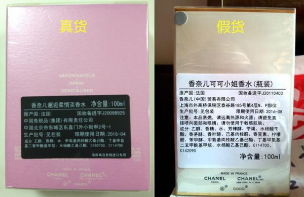 鉴别真假香水的通用方法